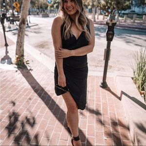 Cushnie Black Asymmetrical Dress